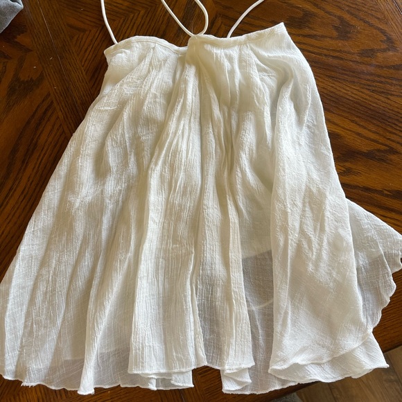 Tops - string tank top, size small, string tied in the back.